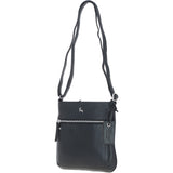 Ashwood Women's Leather Shoulder Bag Black: Edinburgh