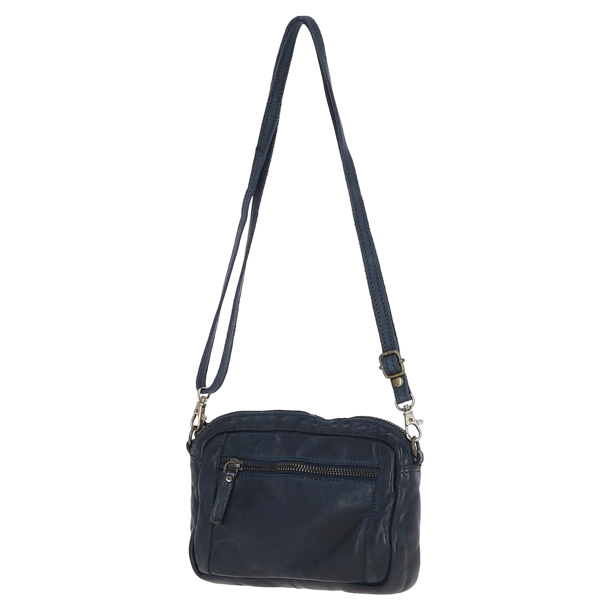 Ashwood Vintage Cross Body Bag Navy: D-98