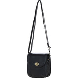 Ashwood Small Leather Crossbody Bag Black: V-80