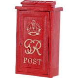 Cast Iron Replica Royal Mail GR Wall Mailbox Red: DI-5559-RG