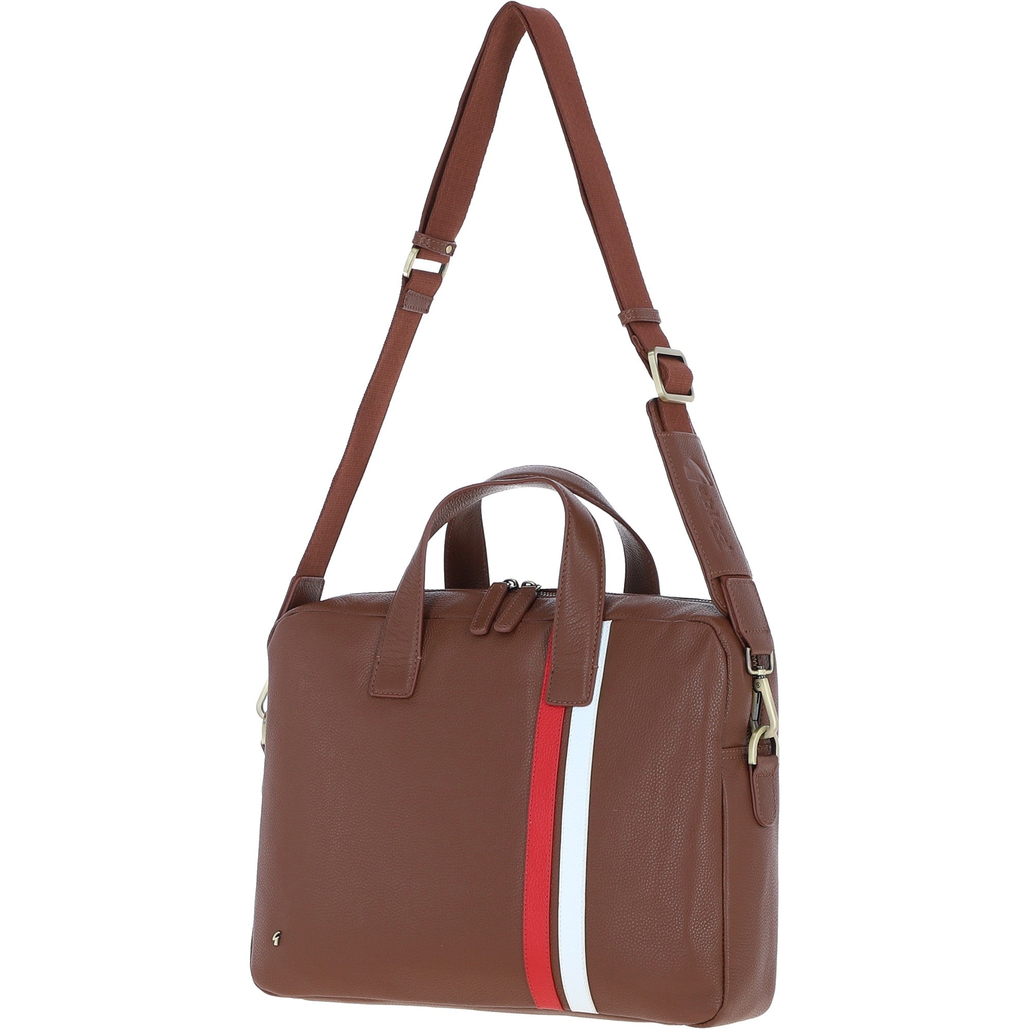 Gabicci Leather Messenger Bag Tan: GB-64956