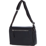 Ashwood Leather Messenger Bag with Front Zip Pocket & Adjustable Strap Brown: 1664