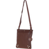 Ashwood Leather Crossbody Bag 2 Tone Tan: 63033