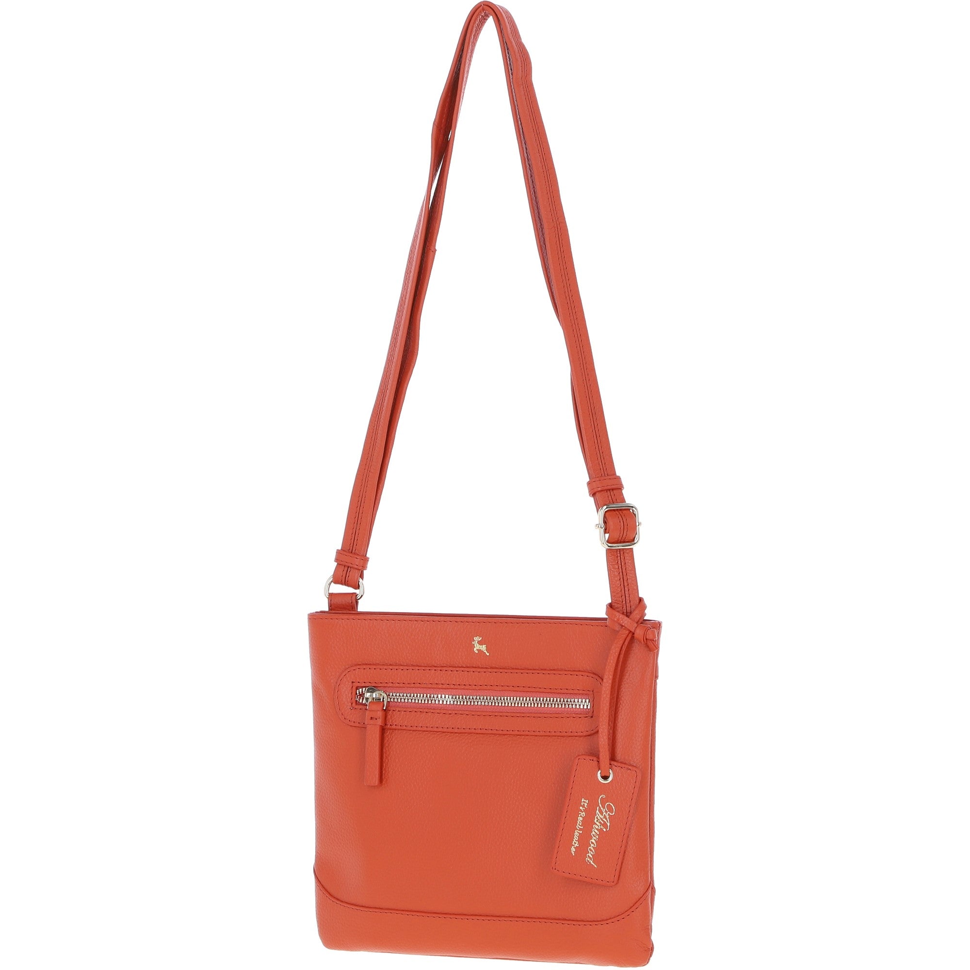 Ashwood Leather Smart Crossbody Bag Burnt Orange: 64638/cb-9