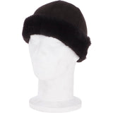 Ladies Luxury Sheepskin Hat Brown: 34
