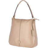 Large Leather Hobo Bag Gold : 62240