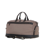 Fenland Canvas & Leather Holdall Mud/grey: FEN-757