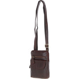 Elegant Ashwood Leather Crossbody Bag Brandy: G-11
