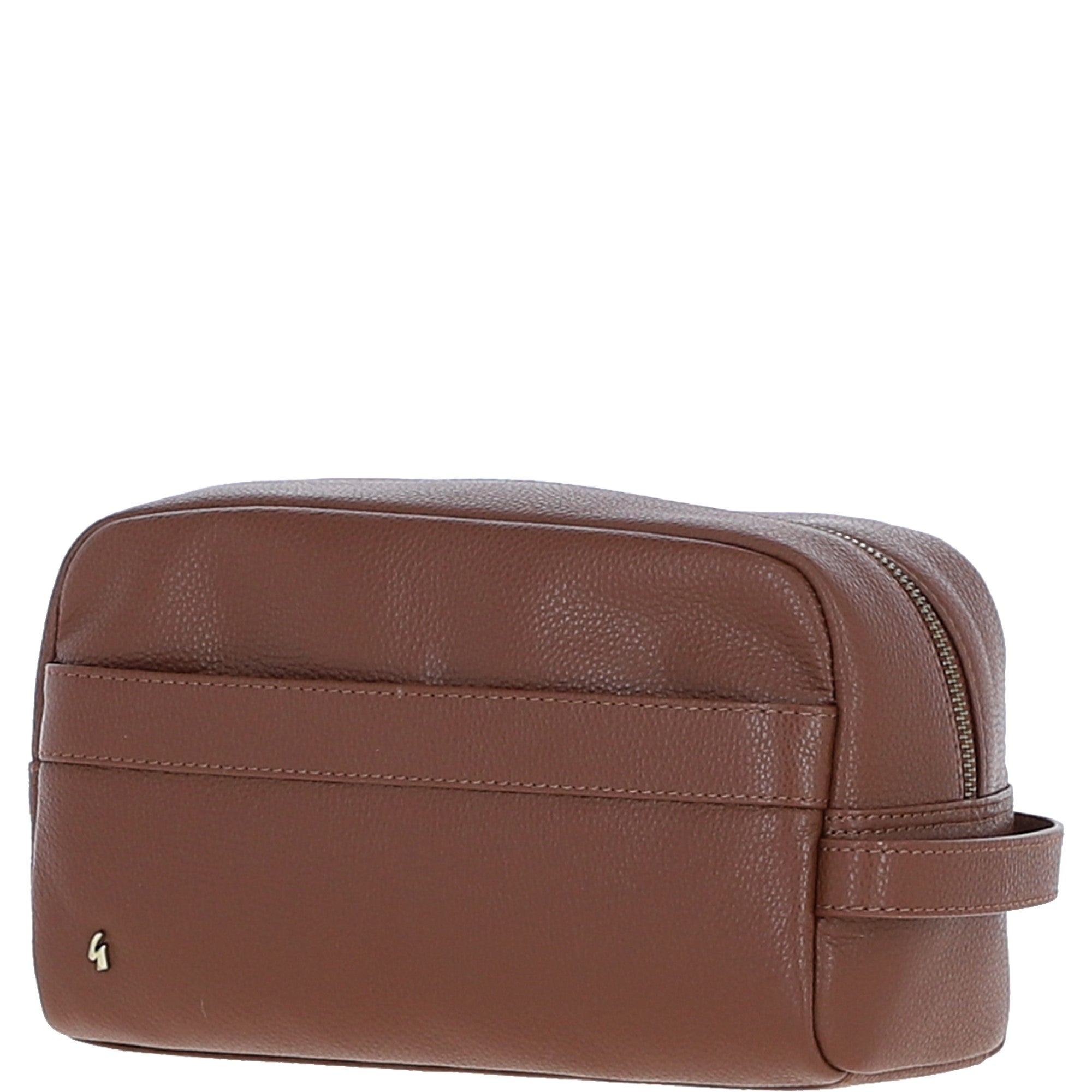 Gabicci Leather Washbag Tan: GB-64959