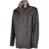 Mens 2-in1 Leather Jacket Brown : Gustavo