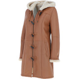 Ladies Sheepskin Duffle Whisky/beige: 5928