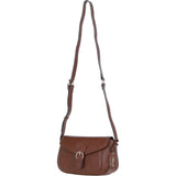 Ashwood Leather Crossbody Bag 2 Tone Tan: 64434