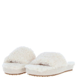 Fenland Ladies Sheepskin Slippers Beige: Nancy-Slippers