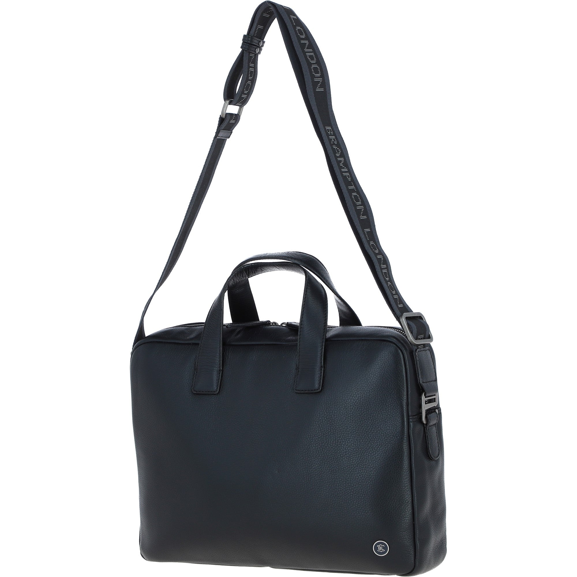 Brampton Leather Men's Messenger Bag Black: 64273