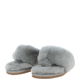 Women's Luxury  Sheepskin Flip Flops Grey: LADIES FLIP FLOP