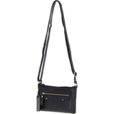 Ashwood Genuine Leather Crossbody Bag Black: G-15