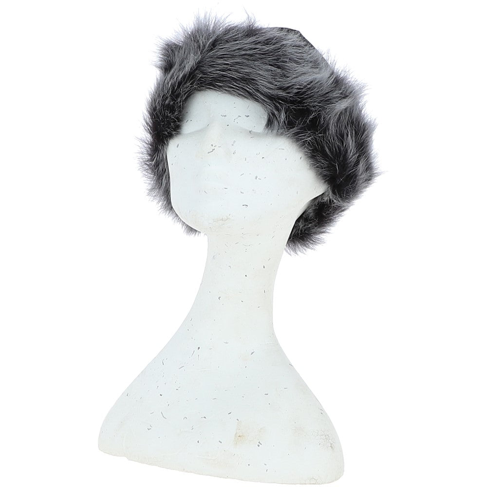 Ladies Luxury Sheepskin Long Hair Hat Black/Brissa: KB-496