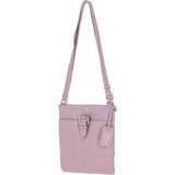 Ashwood Leather Smart Tab Cross Body Bag Woodrose: 63621/Tab