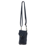 Ashwood Leather Crossbody Smart Phone Bag Navy: D-99