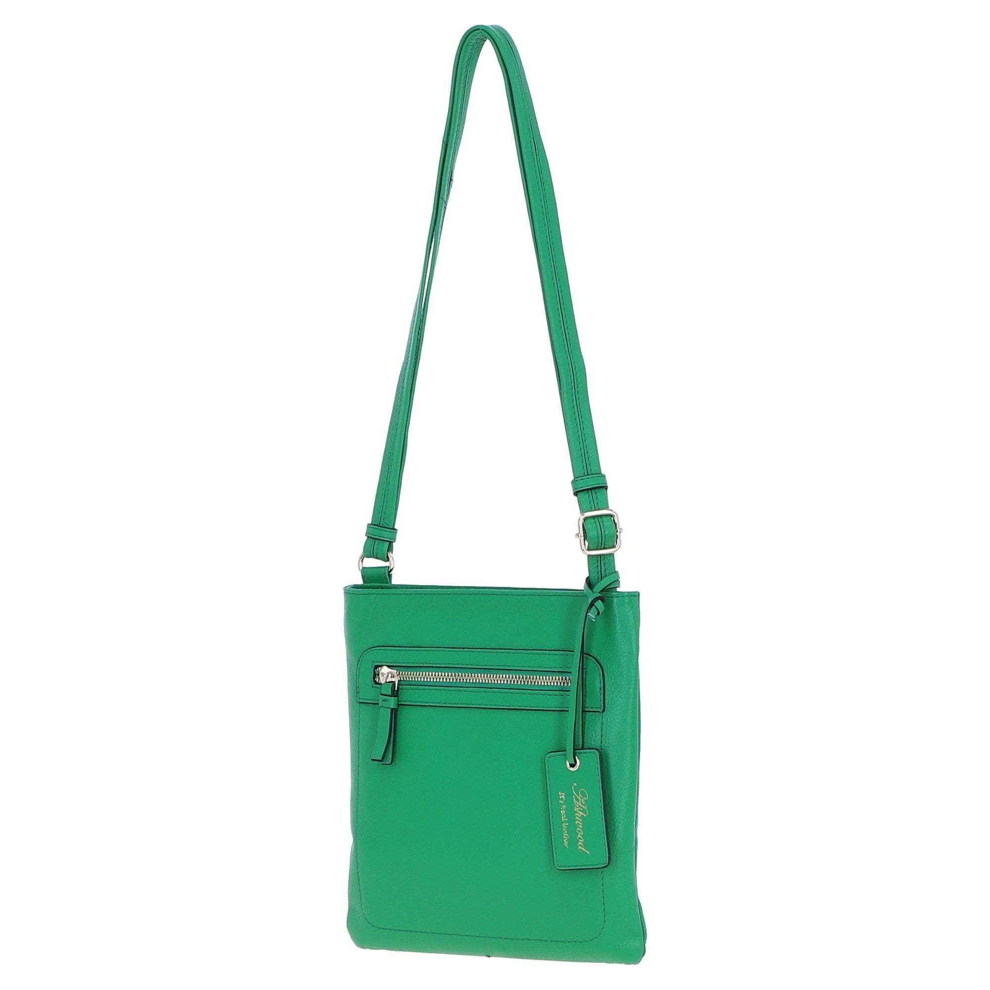 Ashwood Leather Crossbody Bag - Gumdrop Green: 63014/cb3