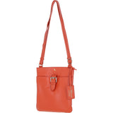Ashwood Leather Smart Tab Cross Body Bag Burnt Orange: 63621/Tab
