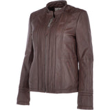 Leather Jacket Mid Brown/nap: AWL-710