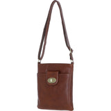 Ashwood Leather Crossbody Bag Tan: M-87