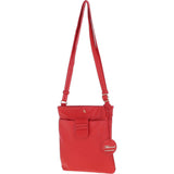 Genuine Leather Crossbody x Shoulder Bag with Golden Accents Coral: 64239