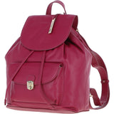 Ashwood Genuine Leather Compact Backpack Raspberry: Y-57