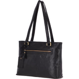 Medium Vintage Leather Handbag Black  – G26