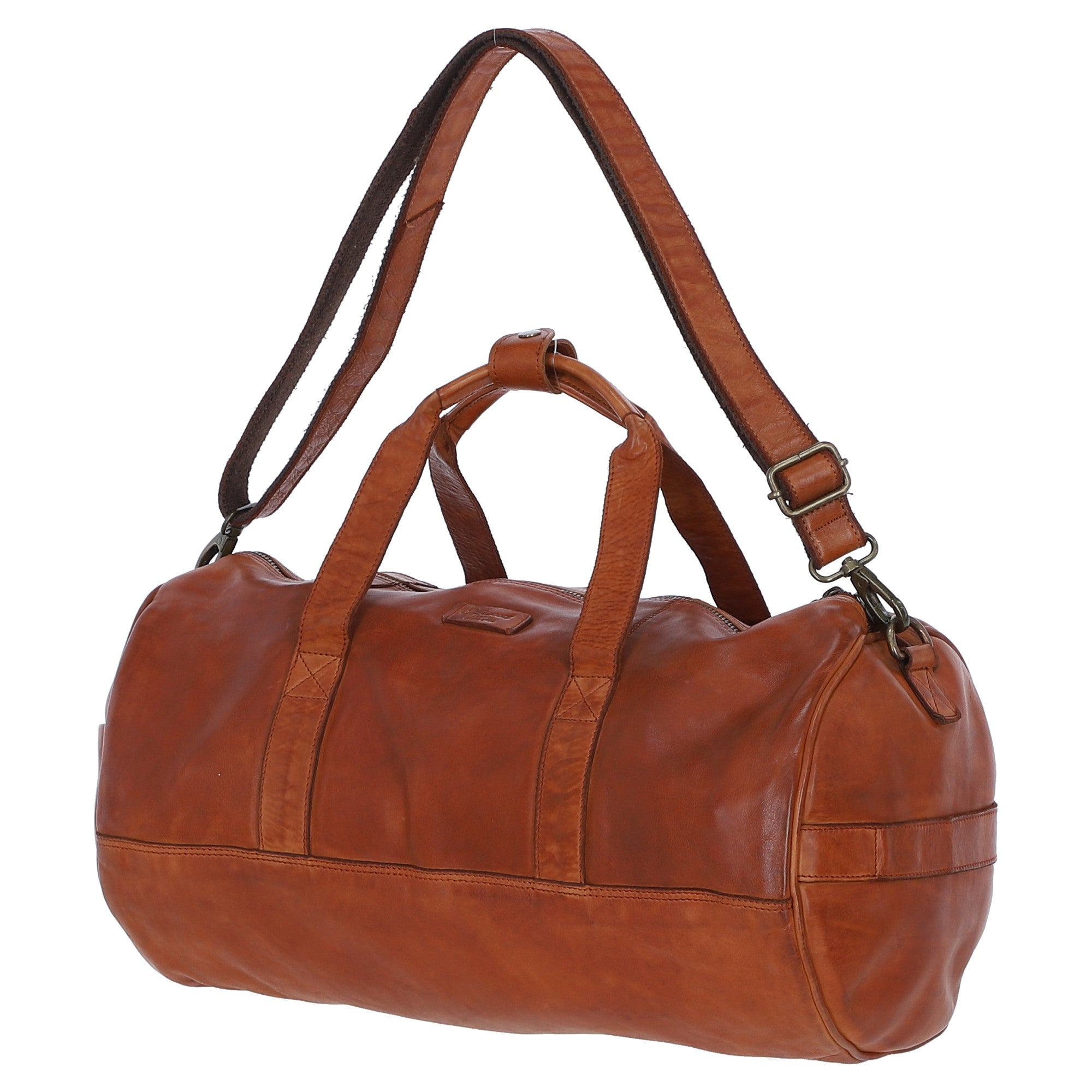 Ashwood Unisex Barrel Gym Bag Tan: d-96