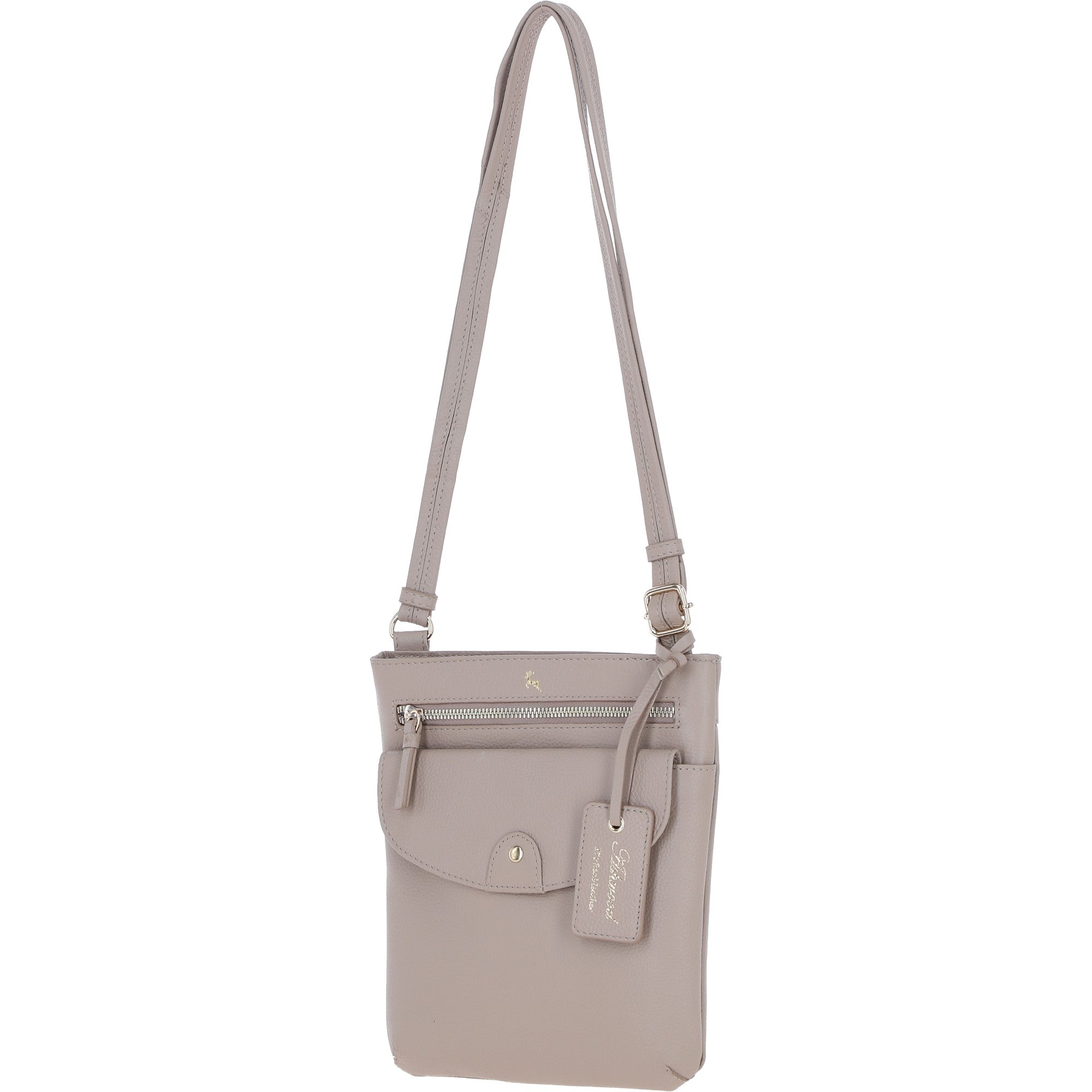 Ashwood Leather Crossbody Bag Mushroom: CB-5
