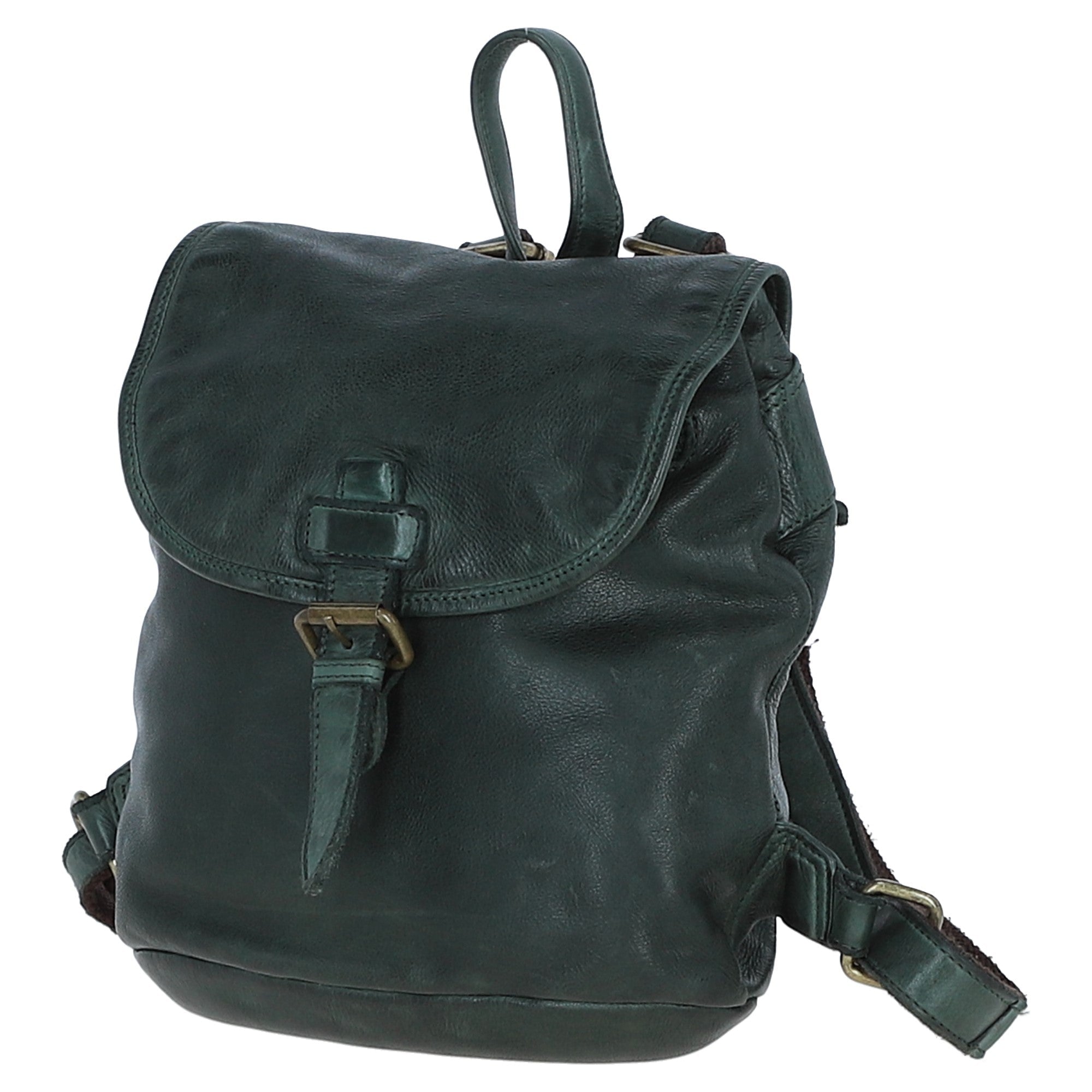 Ashwood Leather Backpacks Green: D-97