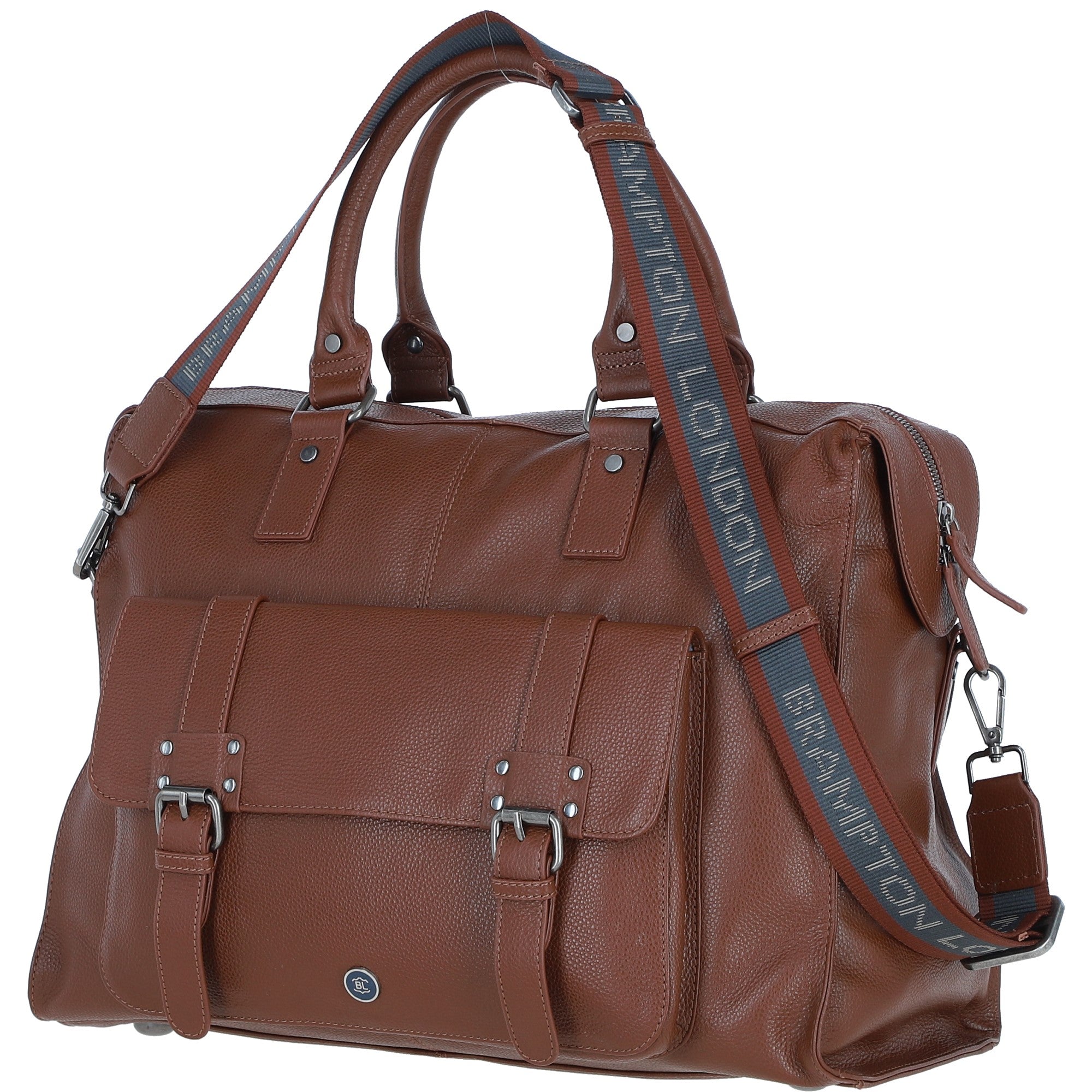 Brampton London Leather Weekender Bag Tan: 64807