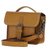 Ashwood Leather Mini Crossbody Satchel Bag Mustard: P-61