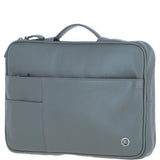 Leather Organizer with Laptop Compartment Grey: 64546