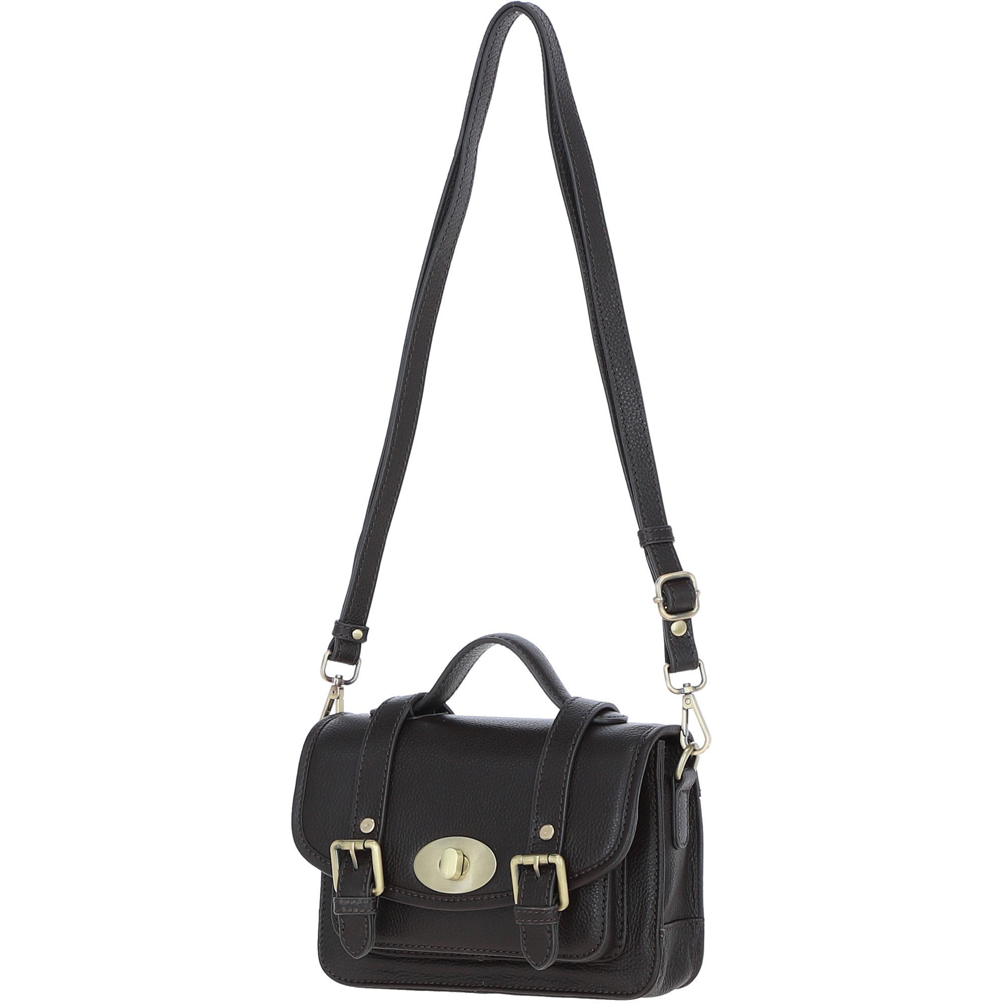 Ashwood Leather Elegance Crossbody Bag Brown: M-88