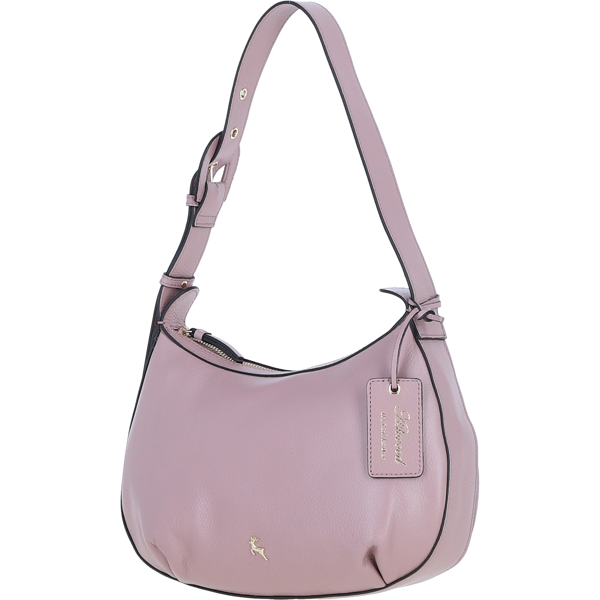 Ashwood Leather Shoulder Bag Wood Rose: 64732