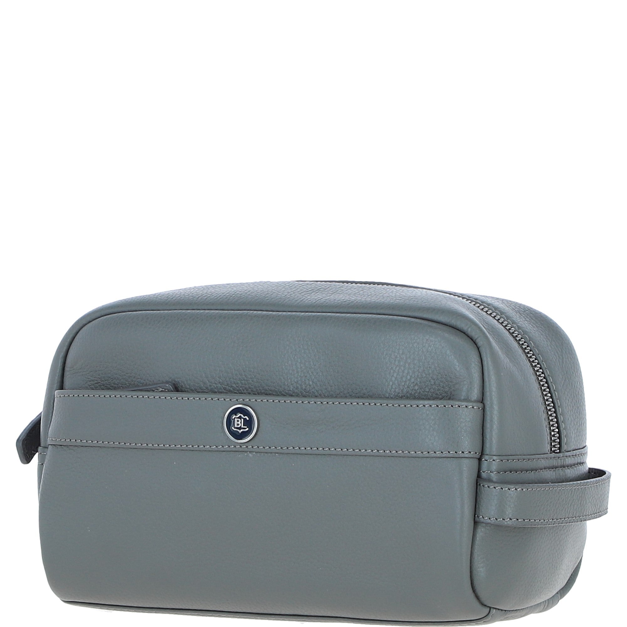 Brampton Leather Washbag Grey: 64407