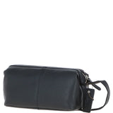 Ashwood Vintage Leather Washbag Black: Q-47