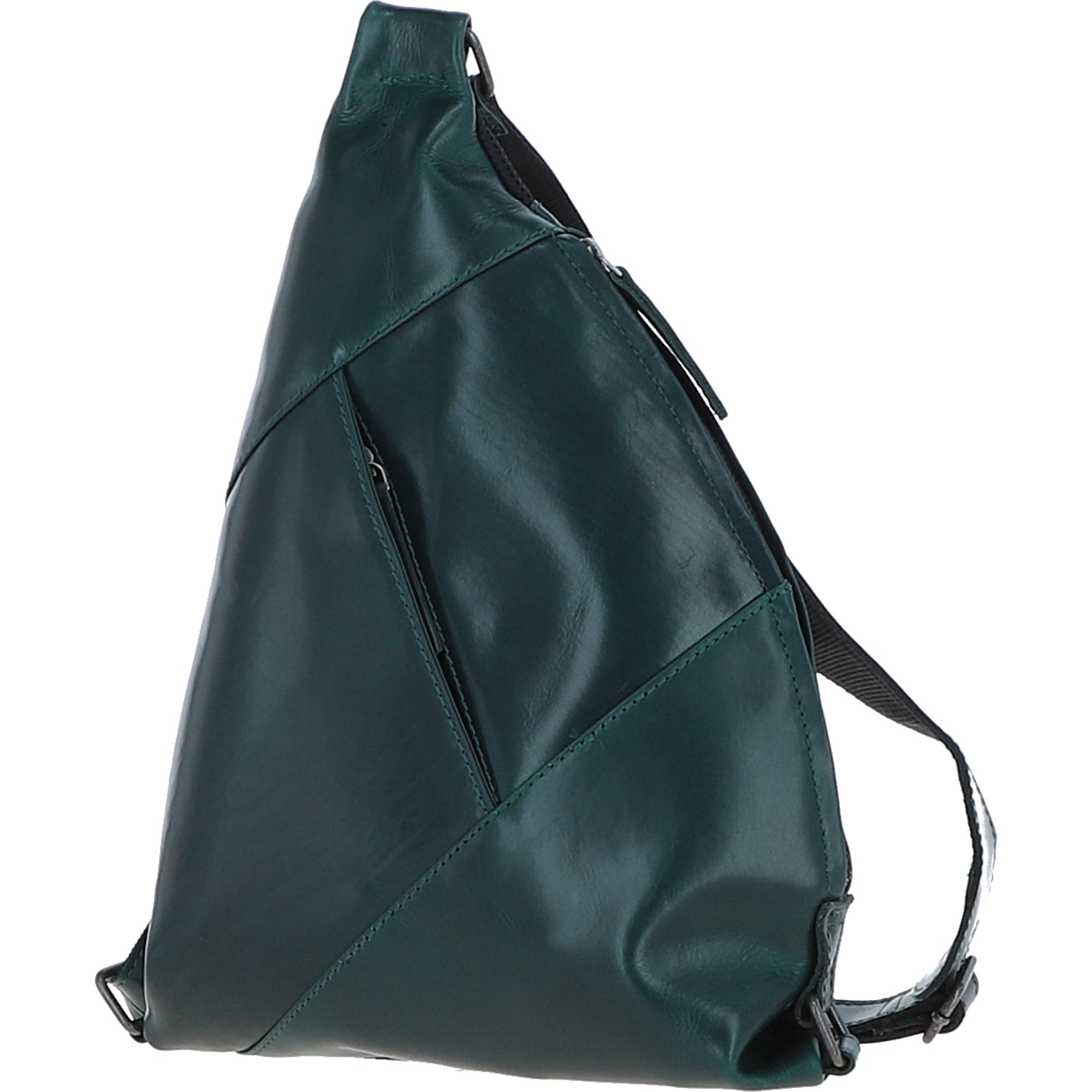 Ashwood Leather Spacious Unisex Sling Bag Green: P-67