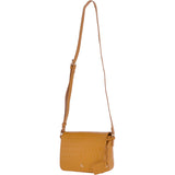 Croc-Embossed Leather Crossbody Bag Mustard: 62663