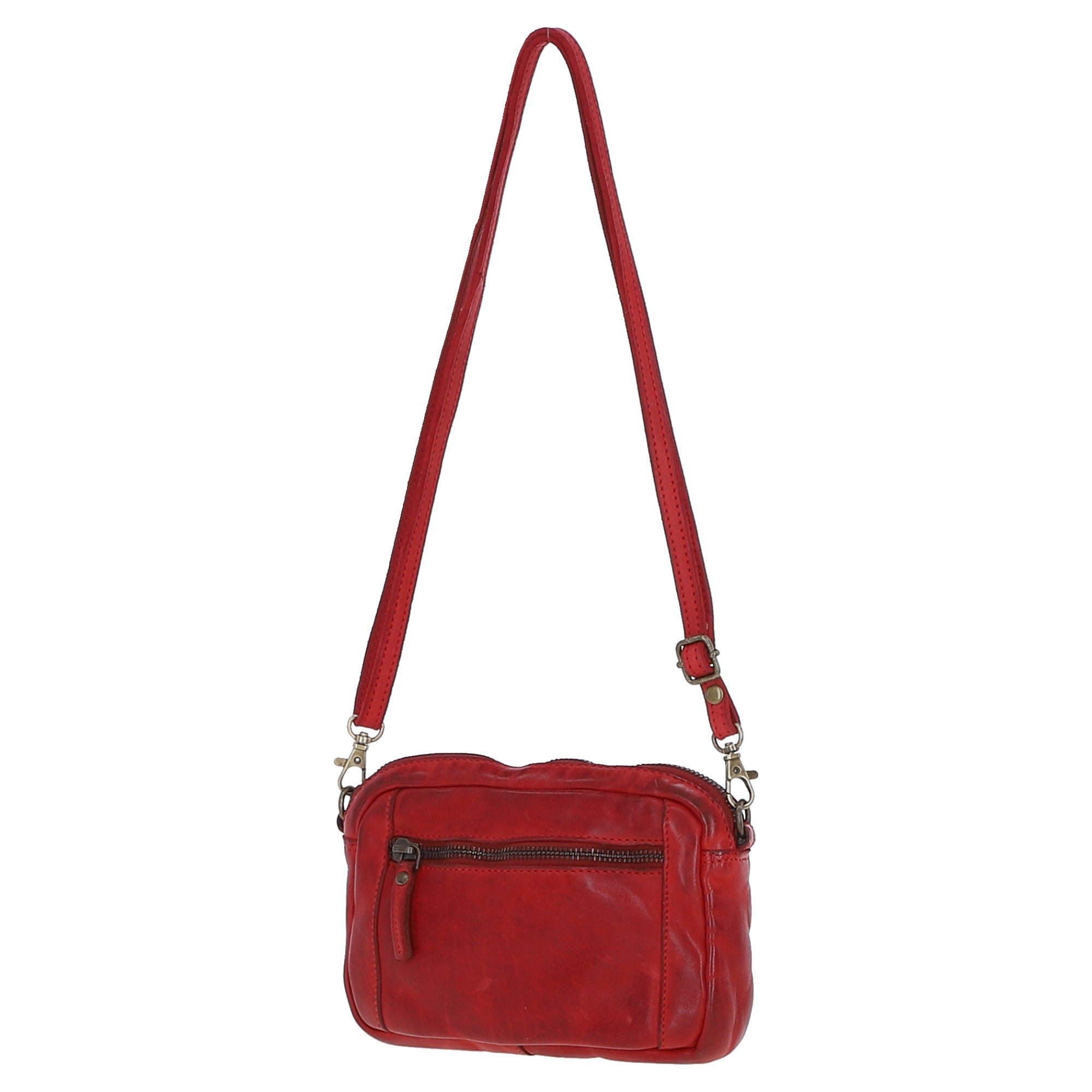 Ashwood Vintage Cross Body Bag Red: D-98