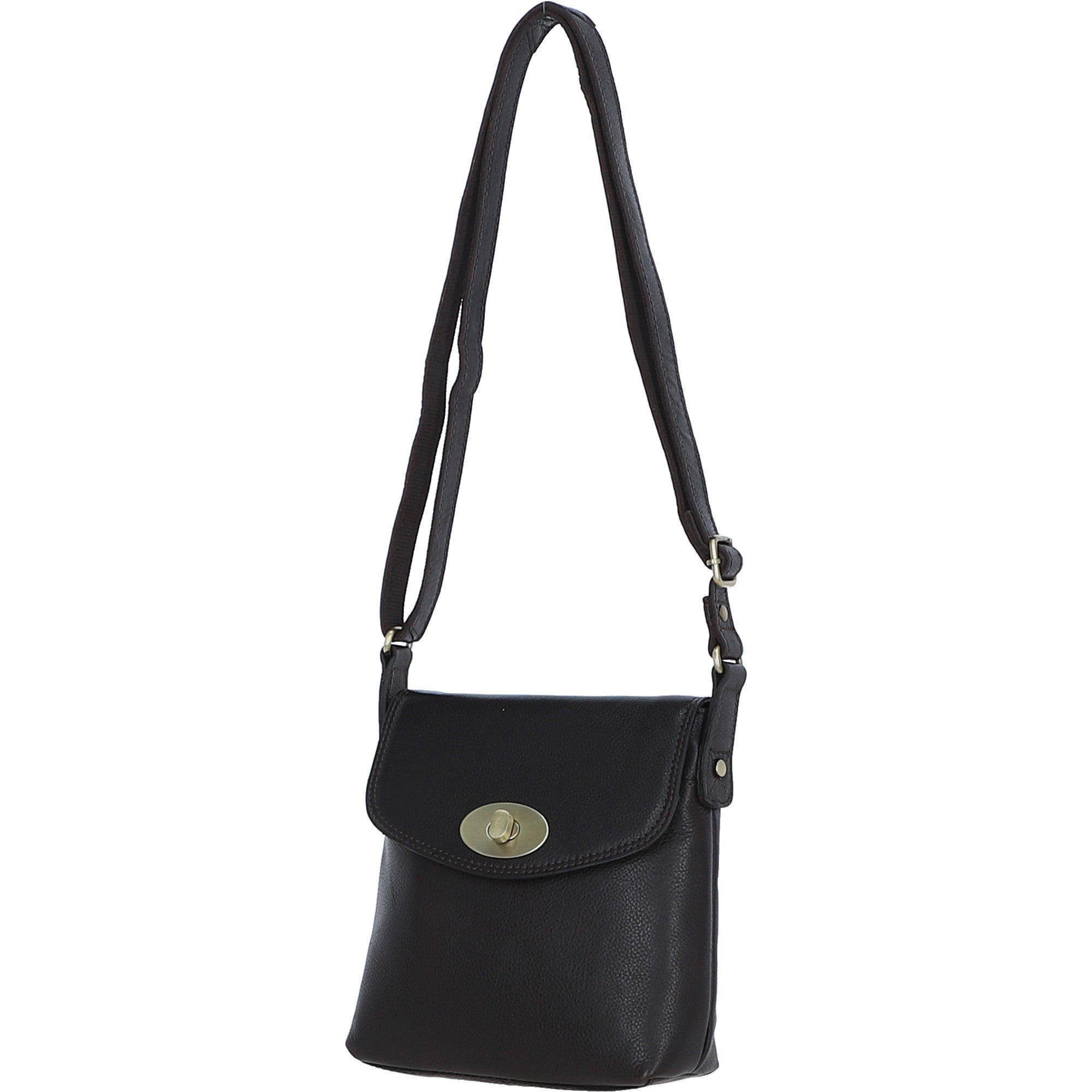 Ashwood Leather Crossbody Bag Brown: M-83