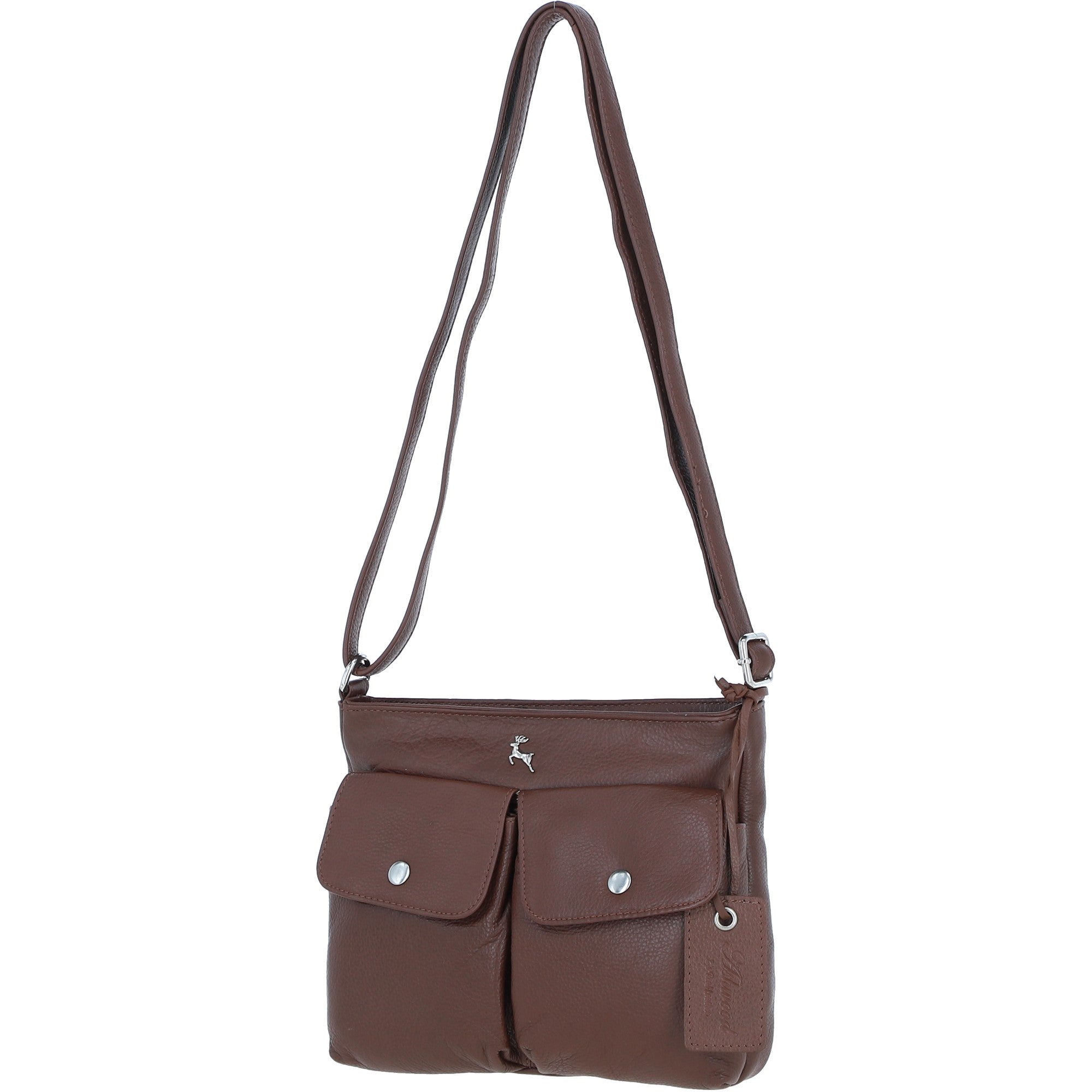 Adjustable Crossbody & Shoulder Bag Cognac: Cardiff