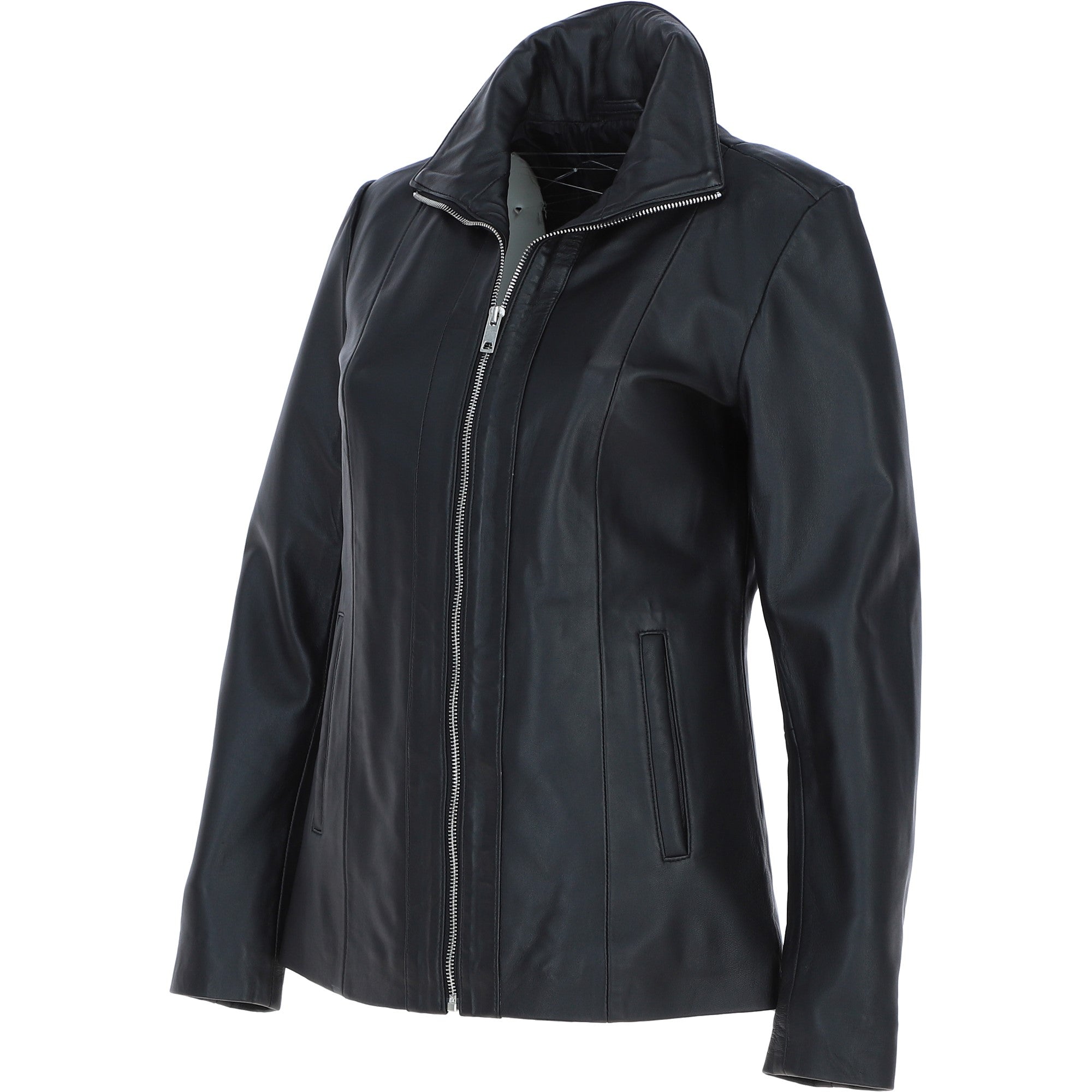 Ashwood Womens Leather Jacket Black: awl 880