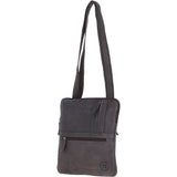 Real Leather Messenger Bag with Multiple Pockets Brown: MOSCOW
