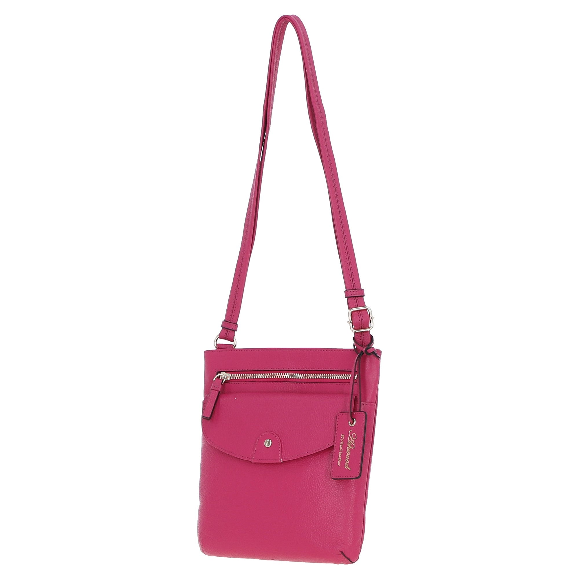 Ashwood Leather Crossbody Bag Pink: CB-5
