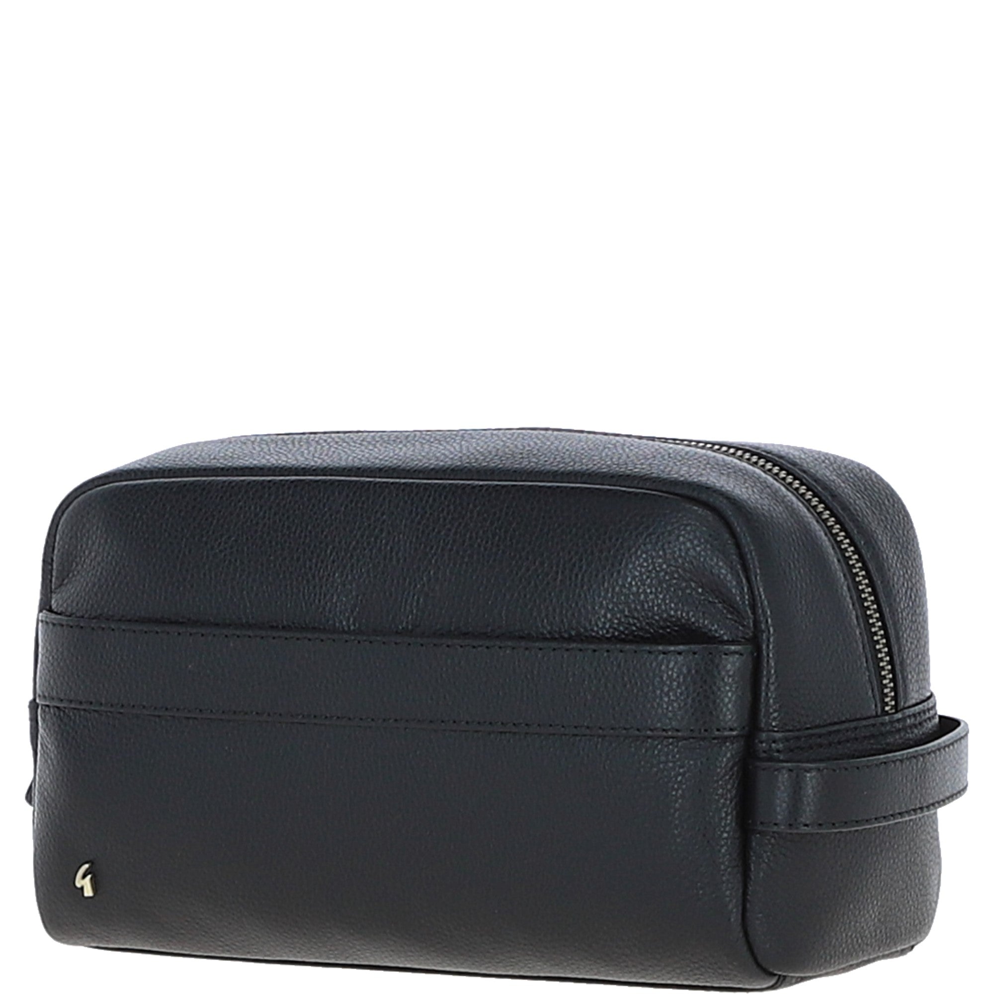 Gabicci Leather Washbag Black: GB-64959