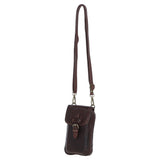 Ashwood Leather Crossbody Smart Phone Bag Brandy: D-99
